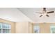 Bedroom featuring ceiling fan and windows at 1027 Fellowship Rd, Fairburn, GA 30213