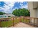 Back deck overlooking a grassy yard at 74 Venture Path, Hiram, GA 30141