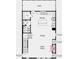 First floor floorplan showing kitchen, dining, great room, pantry and half bath at 6237 Kenbrook Dr, Tucker, GA 30084