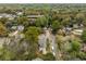 An aerial view of a charming neighborhood with lush greenery, tree-lined streets and well-maintained homes at 791 Woodland Se Ave, Atlanta, GA 30316