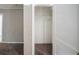Bedroom closet providing ample storage with shelving and a hanging rod at 1753 Thomas Ter, Decatur, GA 30032