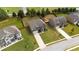 Aerial view of the neighborhood with well-manicured lawns at 312 Amble Side, Mcdonough, GA 30252