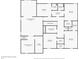 Upstairs floor plan with bedrooms, primary bathroom, laundry room, closets and bathrooms dimensions listed at 312 Amble Side, Mcdonough, GA 30252