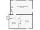 Detailed floor plan showcasing the layout, dimensions, including the unfinished laundry room and bedrooms at 2491 Falcon Ridge Dr, Grayson, GA 30017