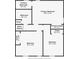 Detailed floor plan showcasing the layout, dimensions, including the primary suite and additional bedrooms at 2491 Falcon Ridge Dr, Grayson, GA 30017