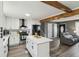 Beautiful kitchen with stainless steel appliances, white cabinets and a large center island at 2491 Falcon Ridge Dr, Grayson, GA 30017