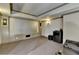 Entertainment space with a large screen and comfortable seating at 7940 Royal Melbourne Way, Duluth, GA 30097