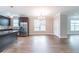 Modern kitchen with stainless steel appliances, granite countertops, and ample cabinet space, perfect for cooking at 4915 Wycliffe Dr, Stone Mountain, GA 30087