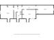 Second floor of floor plan including dimensions at 6695 Woodstock Rd, Acworth, GA 30102