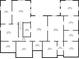 Detailed floor plan showing the layout of a house with multiple rooms, hallways, and staircase placements at 2323 Council Ln, Buford, GA 30519