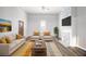 Bright living room featuring modern furnishings, fireplace, and stylish decor at 510 James P. Brawley Dr. Nw Dr, Atlanta, GA 30318