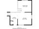 Floor plan illustrating the layout of the dining area, foyer, and kitchen on the main floor at 5175 Walker Rd, Stone Mountain, GA 30088