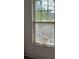 Interior view of a window with damaged glass and visible outdoor scenery at , Covington, GA 30016