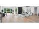 Expansive open-concept living room boasting hardwood floors, a modern fireplace, and seamless indoor-outdoor living at 1610 Niskey Lake Sw Rd, Atlanta, GA 30331