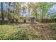 A backyard with grass and a few trees at 5255 Biffle Downs Rd, Stone Mountain, GA 30088