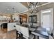 Dining area adjacent to the kitchen with seamless flow into the living space at 2505 Weber Heights Way, Buford, GA 30519