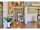 Spacious foyer with hardwood floors and staircase to upper level at 2505 Weber Heights Way, Buford, GA 30519