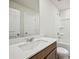 Bright bathroom with a white countertop and shower over tub at 2770 Aralynn Way, College Park, GA 30337