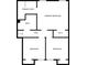 Second floor plan featuring bedrooms, bathrooms, walk-in closet, and hall layout at 477 Victoria Rd, Woodstock, GA 30189
