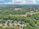 Scenic aerial view showcasing homes nestled among lush greenery, with highway access nearby at 1780 Riverglen Dr, Suwanee, GA 30024