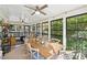 Bright sunroom with seating and dining area, perfect for entertaining at 2506 Parkdale Ne Pl, Atlanta, GA 30305