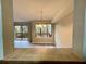 Dining area with hardwood floors and views of the outdoor deck at 5806 Par Four Ct, Lithonia, GA 30038