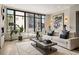 Inviting living room with large windows offering bright natural light and stylish decor at 904 Lenox Ne Blvd, Atlanta, GA 30324