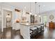 Spacious kitchen with a large island, stainless steel appliances, and a dining area at 340 Marietta Walk Ln, Marietta, GA 30064