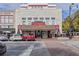 Exterior view of The Strand theater, highlighting its historic architecture and marquee at 340 Marietta Walk Ln, Marietta, GA 30064