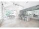 Spacious kitchen and dining area with white cabinetry, a large island, and lots of natural light at 468 W Paces Ferry Rd, Atlanta, GA 30305