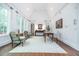 Bright office with hardwood floors, vaulted ceilings, recessed lights, multiple windows and neutral decor at 468 W Paces Ferry Rd, Atlanta, GA 30305