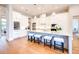 Spacious kitchen with white cabinets, large island, stainless steel appliances, and hardwood flooring at 0 Ebenezer Rd, Fayetteville, GA 30215