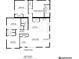Detailed floor plan showcasing the layout and dimensions of the home at 2740 Flagstone Se Dr, Atlanta, GA 30316