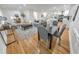 Inviting living space showcasing hardwood floors, modern furnishings, and an open layout at 2740 Flagstone Se Dr, Atlanta, GA 30316