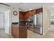 Modern kitchen featuring stainless steel appliances and dark granite countertops at 2285 Peachtree Ne Rd # 1207, Atlanta, GA 30309