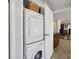 Stacked washer and dryer in a closet laundry space at 2285 Peachtree Ne Rd # 1207, Atlanta, GA 30309