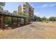 Spacious outdoor patio area with comfortable seating and shaded pergola at 2285 Peachtree Ne Rd # 1207, Atlanta, GA 30309