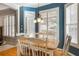 Breakfast nook area with bright natural light and a backyard view at 3270 River Summit Trl, Duluth, GA 30097