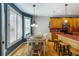 Open kitchen and breakfast nook with a window view at 3270 River Summit Trl, Duluth, GA 30097