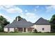 Spacious backyard with a manicured lawn and a covered patio, ideal for outdoor relaxation and entertainment in a private setting at 110 Godby Dr, Fayetteville, GA 30215