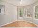 Breakfast nook with tile flooring and multiple windows providing a lovely view of outside at 498 Pecan Wood Cir, Fairburn, GA 30213