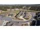 Aerial view of the residential community showing surrounding landscape at 57 Cedarcrest Village Ln, Acworth, GA 30101