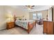 Bedroom featuring a ceiling fan, natural light, and furnishings at 57 Cedarcrest Village Ln, Acworth, GA 30101
