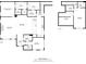 Complete floor plan illustration of the two floors displays room size and arrangement at 57 Cedarcrest Village Ln, Acworth, GA 30101