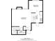 Floor plan showcasing the layout of the first floor with labeled rooms and square footage at 1184 Red Oak Cv, Tucker, GA 30084