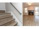 View of staircase with wood steps at 1184 Red Oak Cv, Tucker, GA 30084