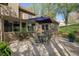 Spacious patio area offers an ideal setting for entertaining, with views of the lush, green yard at 2415 Carina Nw Ter, Acworth, GA 30101
