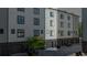 Modern townhome exterior featuring garage, private drive, and sleek architectural details at 699 Pryor Sw St # 4, Atlanta, GA 30315