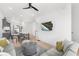 Open concept living room, dining, and kitchen area with modern decor at 699 Pryor Sw St # 4, Atlanta, GA 30315