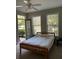 Bright bedroom with natural light from windows and an outdoor patio at 1106 Stratford Commons, Decatur, GA 30033